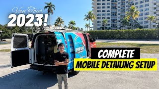 My Mobile Car Detailing Setup (Van Tour)  Detailing Beyond Limits