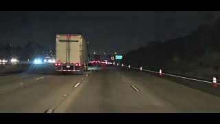 Famous 8/5/25 completed closure.  Closed lanes 3-4 on nb805 from Balboa to I8. Net Worth