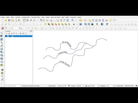 ROTULOS CURVADOS NO QGIS