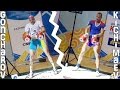 Goncharov VS. Kichimaev - 2 x 32 kg kettlebell long cycle duel in +95 kg weight category