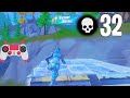 32 Elimination Solo Squad Win Gameplay Full Game Season 7 (Fortnite Ps4 Controller)