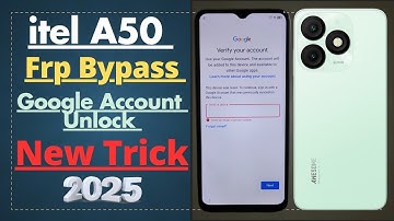 itel A50 Frp Bypass  | Google Account Unlock New Trick (2025)