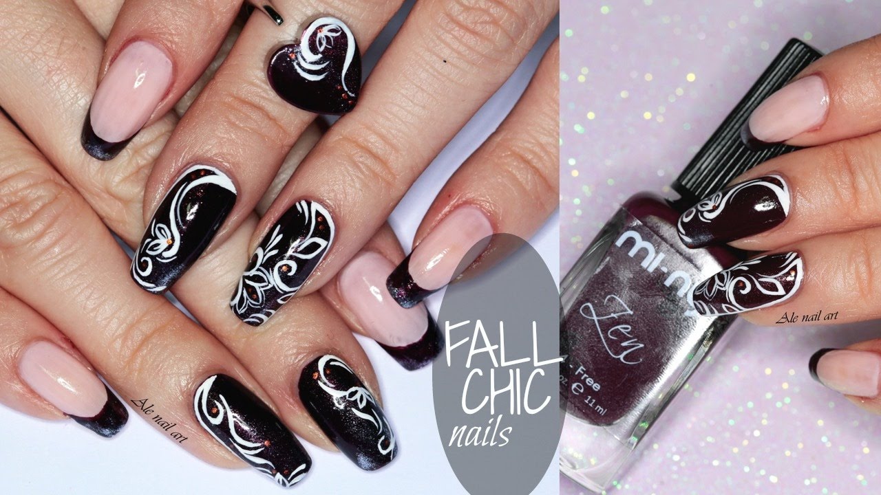 9. "Rustic Chic" Fall Nails - wide 1