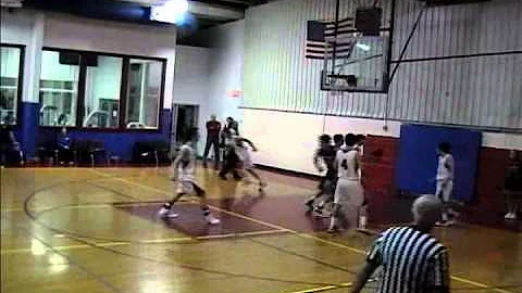 St. James Academy's Clint McCullough dunks versus ...