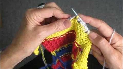HOW TO INCREASE ON A PURL ROW