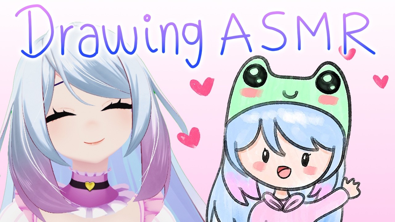 ASMR Cozy drawing, soft whispers & relaxing triggers ❤️