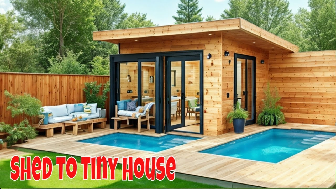 From Storage Shed to Tiny House | Home Depot Shed and House Kits - YouTube