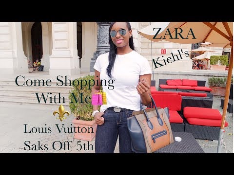 VLOG, Come shopping with me ! Louis Vuitton, Saks Fifth Avenue