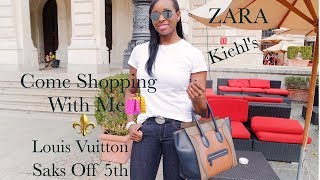 VLOG | Come shopping with me ! Louis Vuitton | Saks Fifth Avenue | Kiehl&#39;s &amp; Zara Home