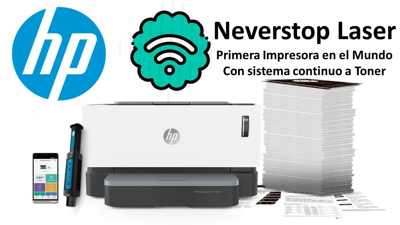 Sistema continuo en TONER, Hp Neverstop Laser 😮➡🖨📈 - YouTube
