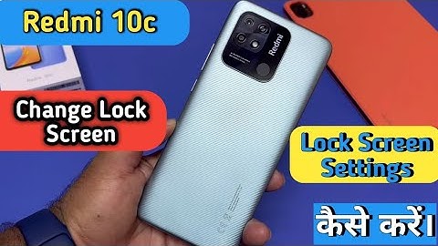 How To Change Screen Lock Time Setting in Redmi 10c , Redmi 10c Sleep Time Setting ,sleep time