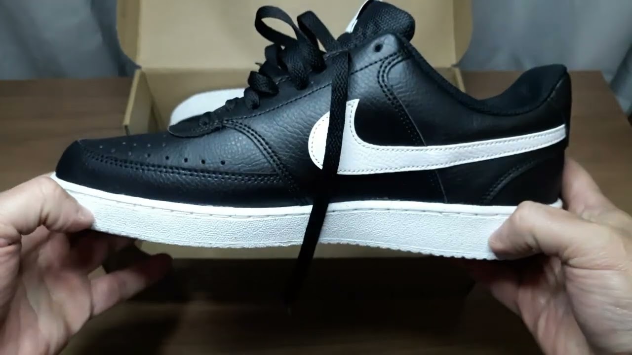 Tênis Nike Court Vision Mid NN - Masculino - Branco+Preto - Tipos