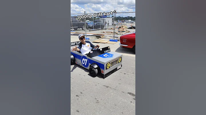 Cool & unique Drift kart at a Drifting event 🥴  #shorts