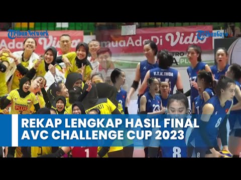 Rekap Hasil Voli Putri Indonesia vs Vietnam FINAL AVC Challenge Cup 2023