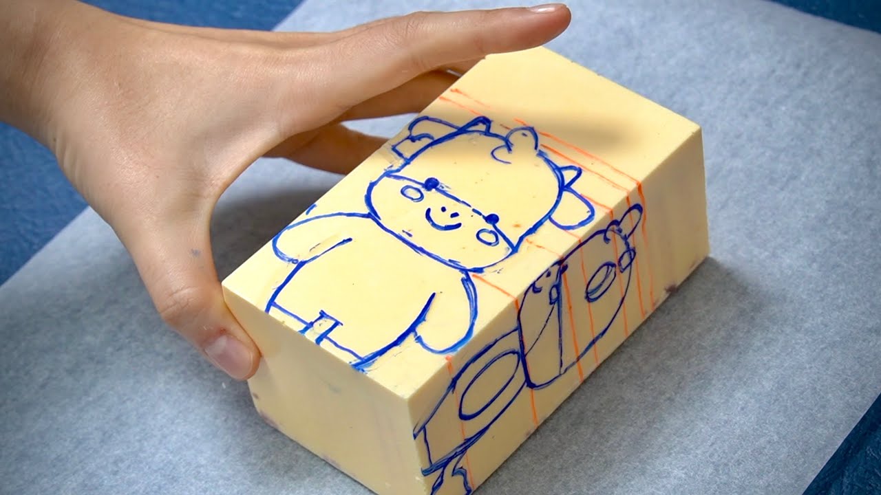 버터같은 비누로 하누랑 조각하기