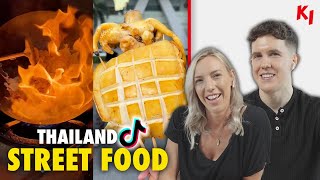 Foreigners React to 'Thai Street Food' for the First Time | Madooki