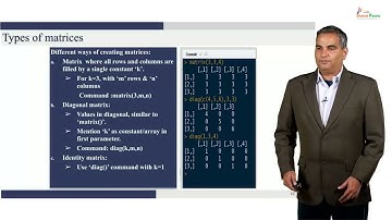 Arithmetic, Logical & Matrix Operations #swayamprabha #ch36sp