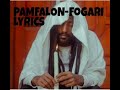 Pamfalon Fogari Lyrics Pamfalon Fogari Lyrics
