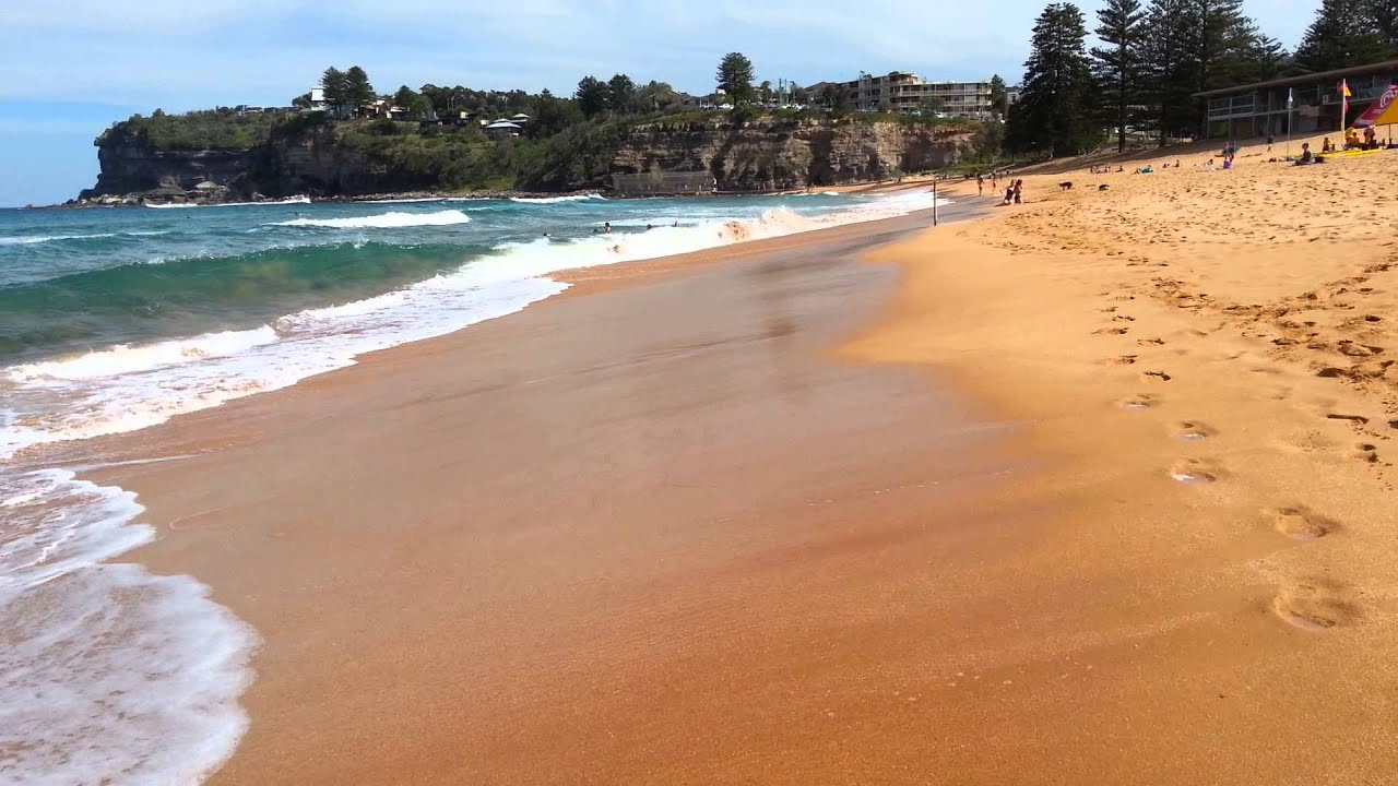 Avalon beach waves YouTube