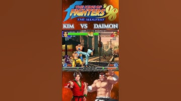 Kim vs Daimon KOF98 R I P daimon #shorts #youtubeshorts #kof98