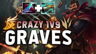 I TAUGHT THIS GRAVES HOW TO 1V9 WITH INVADES