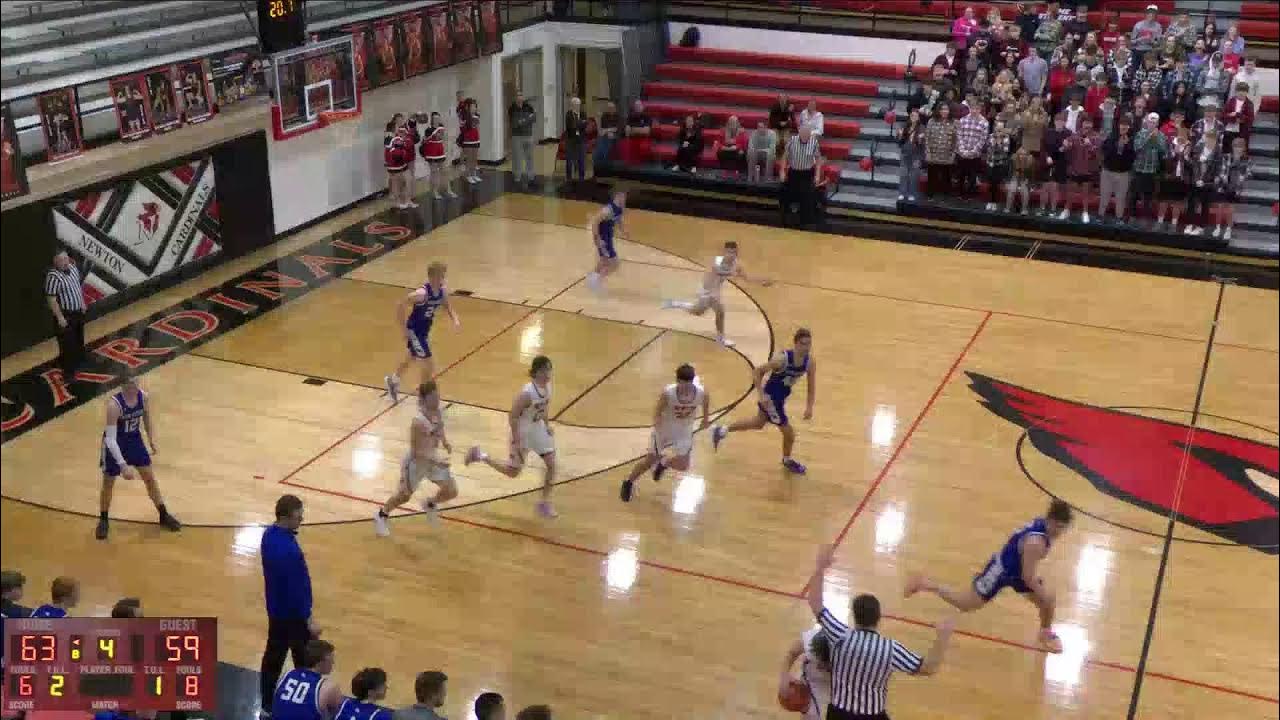 Newton High School vs Van Meter High School Mens Varsity Basketball