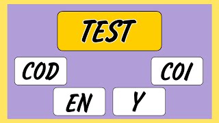 TEST : заменяющие местоимения COD/ COI / EN / Y