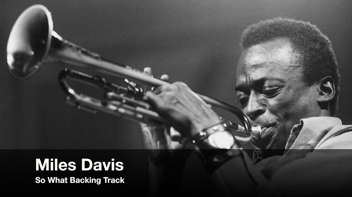 So What Instrumental version - Instrumental performance video thumbnail