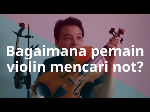 Bagaimana Pemain Violin Mencari Not?