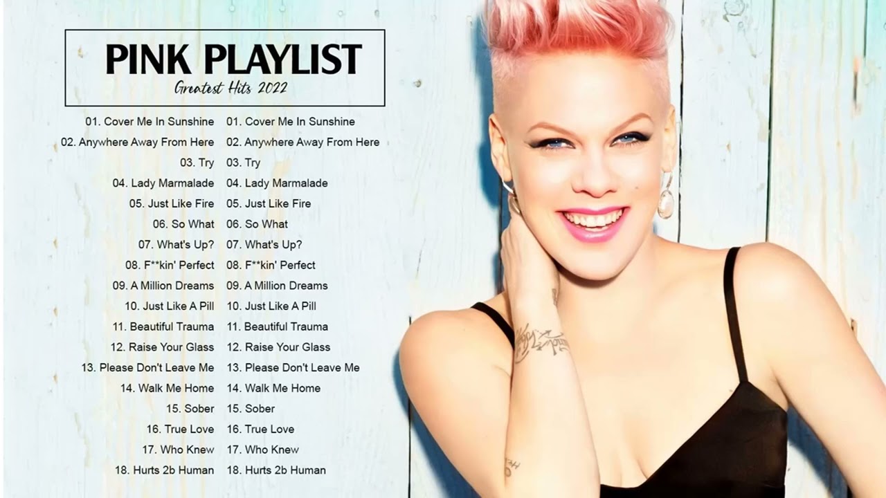 Pink Top Best Hits Playlist 2022 😍The Best of Pink Songs 2022 🥰 Pink