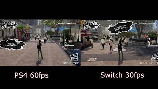 Persona 5 Strikers PS4 vs Switch WEEB Comparison + Performance Testing!