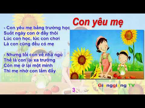Thơ: Con yêu mẹ