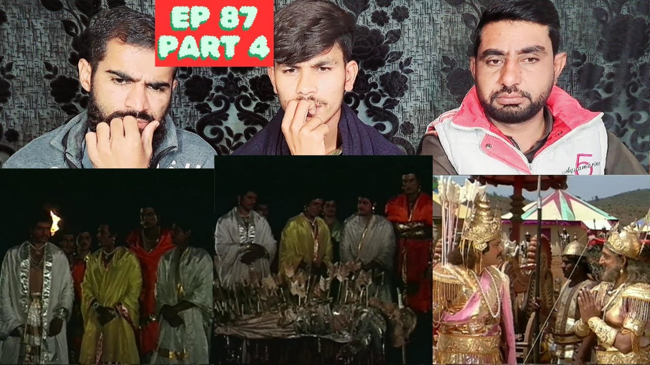 आचार्य द्रोण का वध | EP 87 Part 4 | Mahabharat Stories | B. R. Chopra | Pakistani Reaction