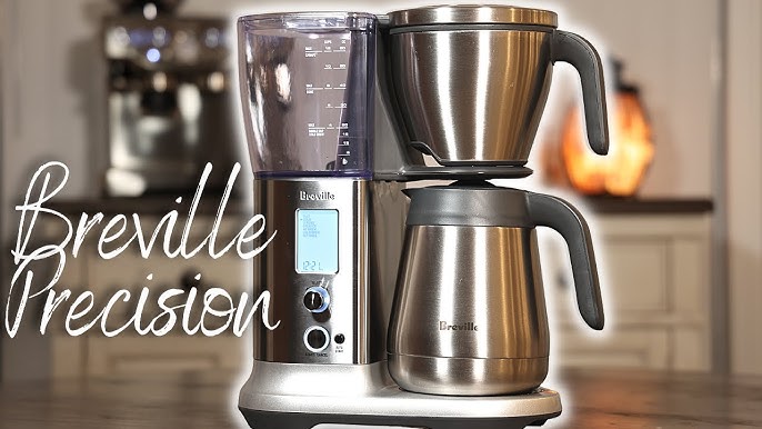 Breville Precision Brewer leaves dry grounds