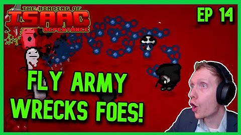 Nonstop Flies With Guppy! Beating Satan With Eden! | Binding of Isaac: Repentance