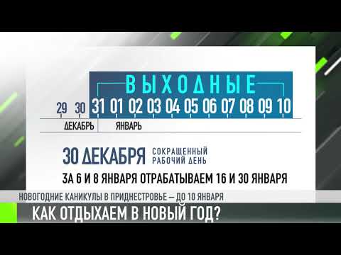 Новогодние каникулы: как