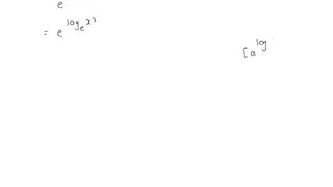 Evaluate the given expression without using a calculator. e^lnx^2