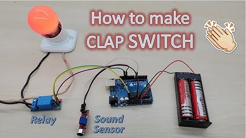 How to make a Clap Switch using Arduino & Sound Sensor || Home automation project