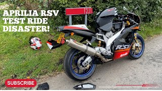 Aprilia RSV Mille R  Winter Upgrades & Test Ride Disaster!