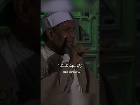 لو أنزلنا هذا القرآن على جبل لرأيته خاشعا متصدعا محمد متولي الشعراوي الشيخ محمد متولي الشعراوي