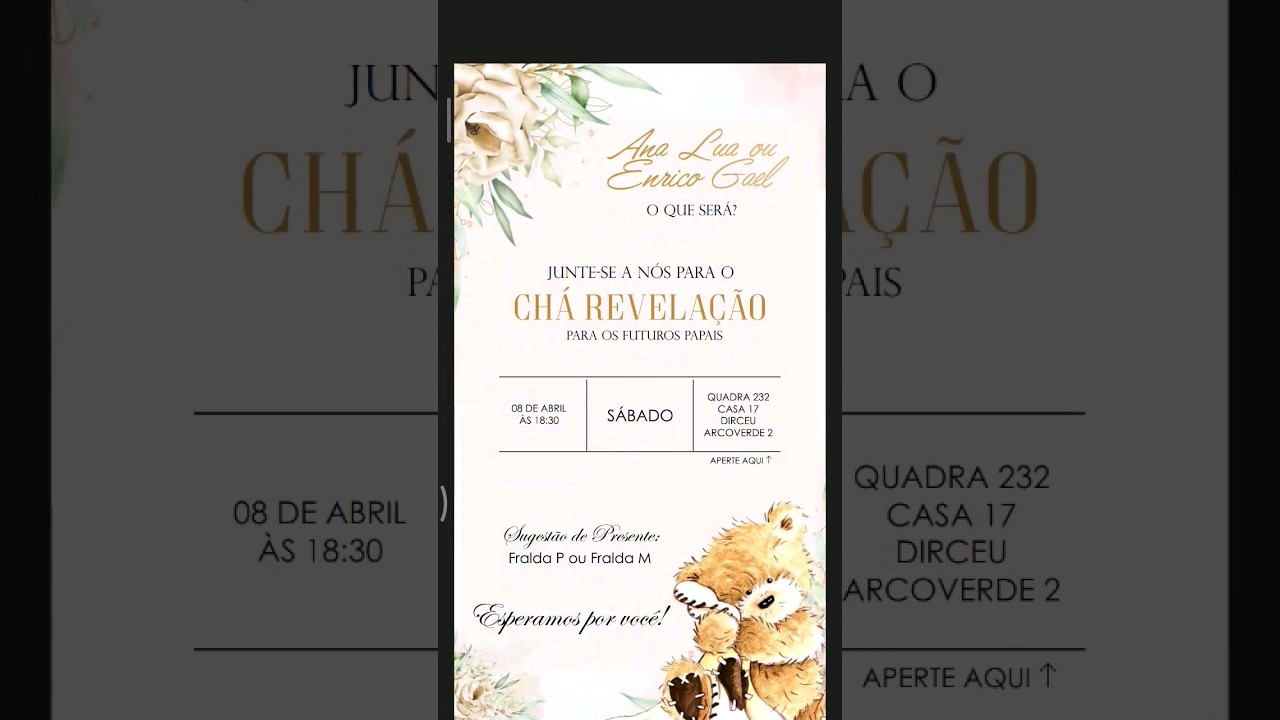 Usando Convite digital! Localização na prática!