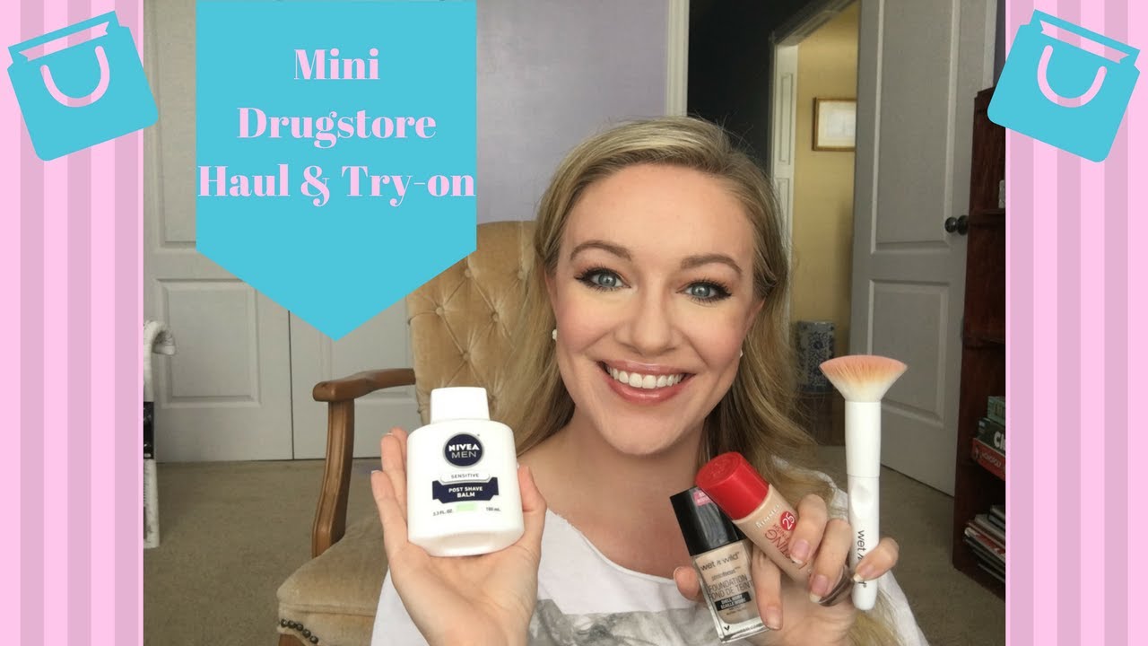 Mini Drugstore Haul + Try-on - YouTube