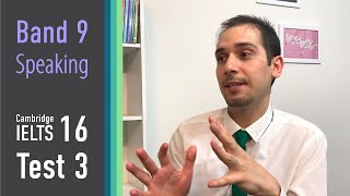IELTS Speaking - Cambridge 16 - Test 3 / Band 8 - 9 Sample