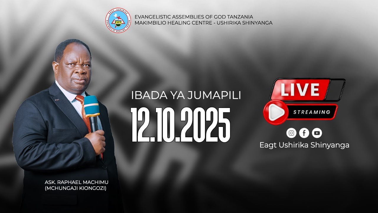 LIVE: IBADA YA JUMAPILI 12/10/2025