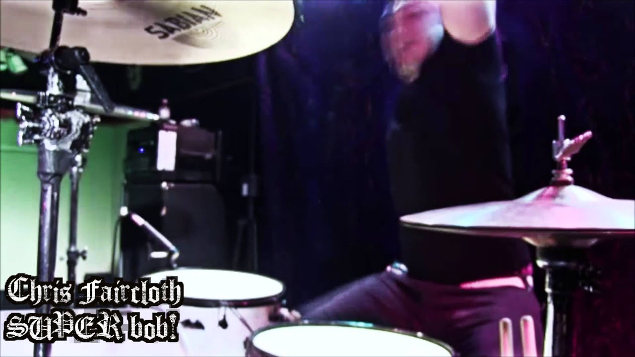 Chris Faircloth of SUPER bob! on the Drums