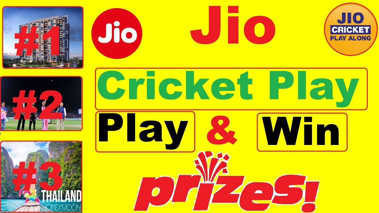 jio cricket play along Play and Win Big Prizes | jio cricket play along prizes list 2019