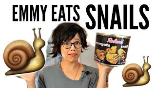 Emmy Eats SNAILS Escargot