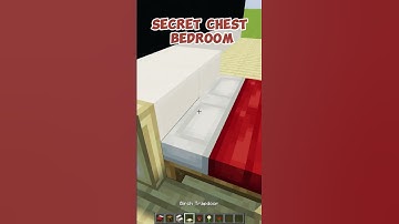 Minecraft Secret Chests in Bedroom