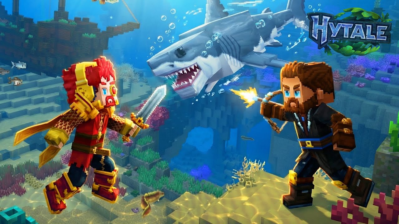 ПОДВОДНЫЙ МИР ПОД НАШИМ ДОМОМ! HYTALE С ЕВГЕХОЙ