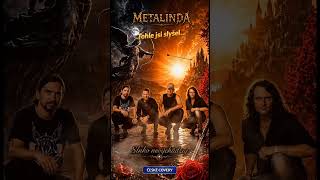 Slnko nevychádzaj 🎸 Metalinda | SHORTS | Rock Cover | ČESKÉ COVERY